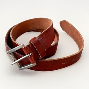 Eddie Bauer Womens Brown Leather Belt Size M